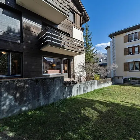 Apartment In The Heart Of Celerina With Garden